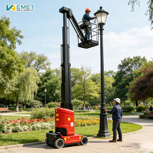 10m Battery Driven Small Electric <strong>Boom</strong> <strong>Lift</strong> Mini <strong>Boom</strong> <strong>Lift</strong> Self Propelled Vertical Mast Man <strong>Lift</strong> Industrial Aerial <strong>Work</strong> <strong>Platform</strong> - Product Image 4