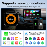 Adaptateur CarPlay sans fil 4-en-1 pour véhicules équipés de CarPlay filaire, Android Auto, connexion rapide, vente au détail, vente en gros, fournisseur d'usine