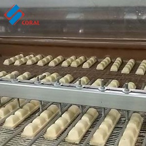 Four de boulangerie à <span class=keywords><strong>gaufrettes</strong></span> spécial/gaufrette de forme spéciale de vente chaude/gaufrette avancée faisant la ligne d'enrobage de chocolat de machine - Product Image 1