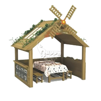 Équipement de terrain de jeu intérieur pour enfants Anti-Corrosion finlandais bois jardin Playhouse meubles de jardinage pour la maternelle jeu en plein air