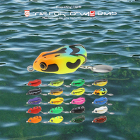 Yousya Nouveau OEM Vente Chaude Leurre de pêche Mini Thunder Thai Snake 8.5 4.5 20 couleurs avec hameçon noir en PVC pour la carpe