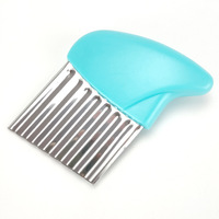 Mandoline manuelle en acier inoxydable, coupe-frites écologique, coupe-légumes ondulé pour pommes de terre et oignons