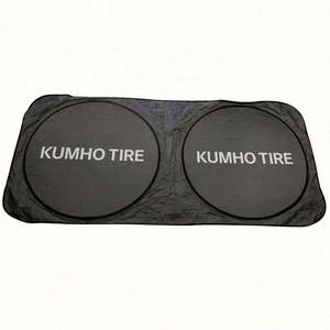 Custom Logo Universal Foldable Double Circle <b>Car</b> Windshield Sunshade - Product Image 6