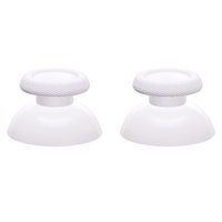 EXtremeRate Manettes analogiques de remplacement blanches, poignées pour pouces, joystick pour manette PS5 et PS4