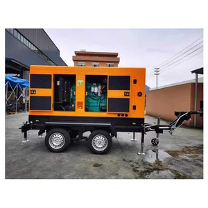 150kva, 380 vold generator 150kva mobile trailer for generator power maker silent diesel generator set