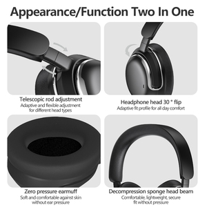 <span class=keywords><strong>Headset</strong></span> Nirkabel ANC M15 dengan Peredam Kebisingan Mendalam -25dB, Suara Hi-Fi, dan Earmuff Tanpa Tekanan - Product Image 2