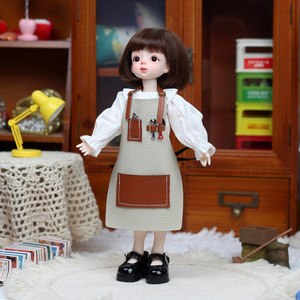 Ropa para muñecas BJD de 6 puntos, 30 cm, delantal de pequeño artesano, conjunto Lolita, vestido de moda, uniforme para niñas - Product Image 1