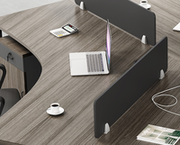 Poste de travail modulaire avec cloison, design moderne, mobilier de bureau, vente en gros, personnalisable
