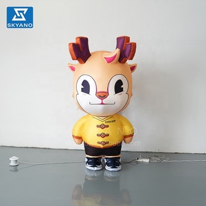 Mascotte <span class=keywords><strong>gonflable</strong></span> personnalisée <span class=keywords><strong>de</strong></span> cerf <span class=keywords><strong>de</strong></span> dessin animé Sculpture <span class=keywords><strong>gonflable</strong></span> <span class=keywords><strong>de</strong></span> personnages <span class=keywords><strong>de</strong></span> dessins animés décorations artistiques - Product Image 1