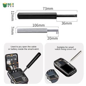BST-8017 <span class=keywords><strong>Kit</strong></span> d'outils de réparation de montre bricolage 6-en-1 pour <span class=keywords><strong>Apple</strong></span> IWatch comprend un accessoire de lien de bande de tournevis à levier pour le démontage OEM - Product Image 3