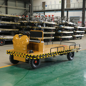 Электрическая грузовая тележка на 4 колесах, 2 тонны, для эффективных логистических перевозок со склада, на аккумуляторе, по заводской цене - Product Image 2