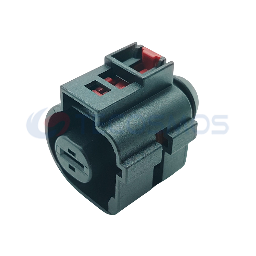 Waterproof IP66 Copper Contact ABS/Nylon Housing 1-Pin Female Starter Starting Motor Plug for Automotive 1K0973751