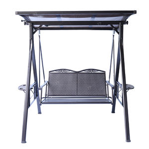 <span class=keywords><strong>Design</strong></span> moderno 2 persone confortevoli mobili da esterno giardino balcone 2 posti amaca in metallo appeso giardino altalene da giardino - Product Image 5