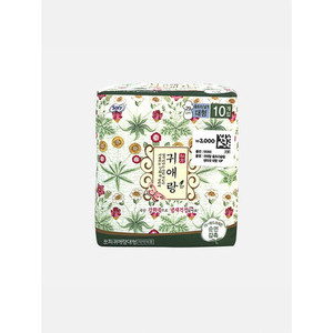 Paquete de 10 almohadillas menstruales sanitarias grandes ultradelgadas Gwiaerang - Product Image 1