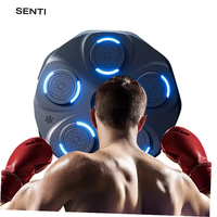 Cible murale de fitness lumineuse, durable et écologique, machine de boxe de haute qualité, entraîneur de boxe intelligent SENTI avec musique pour la maison
