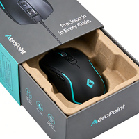 Scatola in Cartone Ondulato Robusta per Periferiche da Gaming, Custodia in Cartone con Inserto Sagomato per Tastiera e Mouse, per Conservazione Sicura