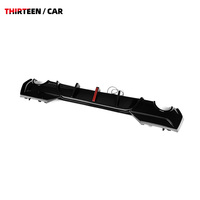 M Sport Diffuseur Arrière Spoiler Lip pour BMW G22 G23 Série 4 420 425 430 Brillant Noir PP Lèvre Arrière Avec Lumière 2021-2025