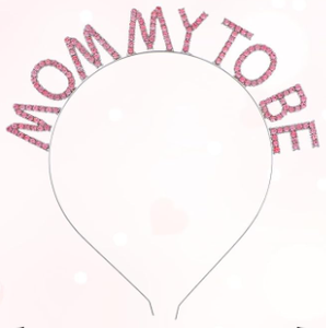 Decorazione Baby Shower mamma per essere cerchietto corona di Tiara oro <span class=keywords><strong>rosa</strong></span> mamma per essere Baby Shower favorisce regali per feste - Product Image 6