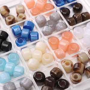 Memory Resin Large Hole Beads 12x10mm 5mm Aperture Loose Beads For DIY Jewelry Making Bracelets Necklaces - Product Image 3