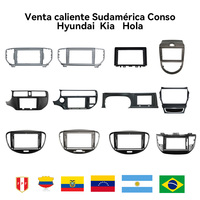 Marco de Consola Sudamericana para Modelos Hyundai, Kia, Toyota, Mazda, Chevrolet, Mitsubishi, Panel de Tablero, Accesorios para Reproductor de DVD