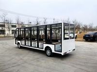 Navette touristique électrique HuSurg à couple élevé, 14 places, capacité de franchissement de pentes raides, bus de tourisme panoramique pour parcs d'aventure en plein air