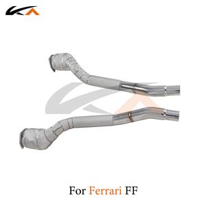 Sistema de escape KA Tuning para Ferrari <span class=keywords><strong>FF</strong></span> <span class=keywords><strong>V12</strong></span> 6.3 con tubo recto y downpipe - Product Image 2