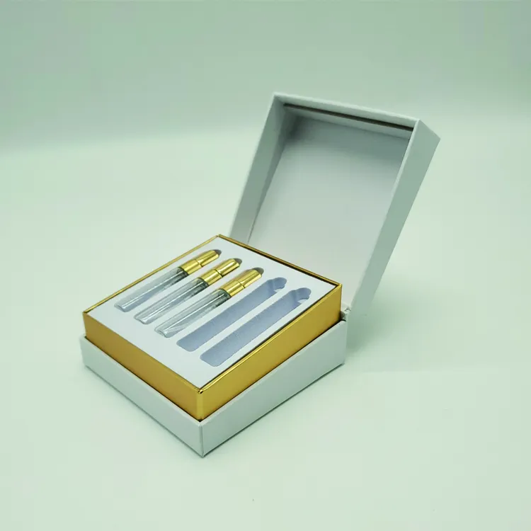 Kutipan BOM daftar cascom biru untuk Attar 10ml botol parfum dengan Set kotak