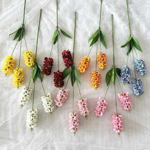 ดอกไม้ปลอมดอกลาเวนเดอร์3ดอก <span class=keywords><strong>Rhineland</strong></span> 7หัว Phalaenopsis เครื่องประดับงานแต่งงานตรงดอกไม้ตกแต่งบอนไซ - Product Image 4