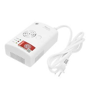 Ev pişirme kapalı gaz dedektörü Natrual gaz Alarm AC güç ev güvenlik için bağımsız doğal lpg gaz kaçak dedektörü - Product Image 5