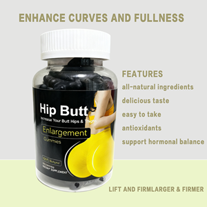 ヒップバストアップグミ - 自然なヒップ強化サプリメントでより曲線美なヒップと丸い臀部を実現、60粒入りビーガン対応グミ - Product Image 6