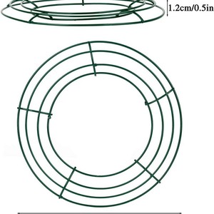 DIY Round Christmas Wreath Decoration for Holiday and Party Decor, Handmade Craft for Home, <b>Door</b>, Wall & Event Decoration - Product Image 2