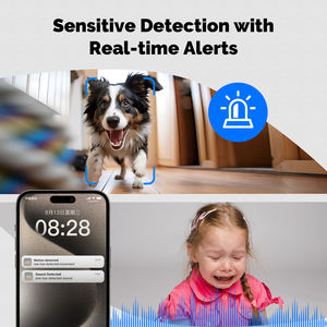 <span class=keywords><strong>Babyphone</strong></span> vidéo intelligent TUYA Wifi avec protection de la vie privée, 2,4 GHz, communication bidirectionnelle sans fil, cadeaux de naissance, caméra de surveillance pour bébé - Product Image 5