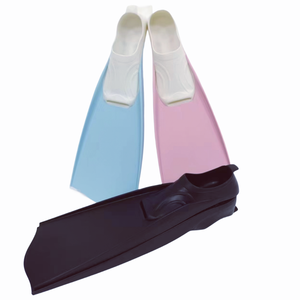 Pembe L şnorkel uzun yüzgeçleri rahat yumuşak tam ayak tüplü dalış ve çocuklar için serbest yüzme dalış Flipper - Product Image 6