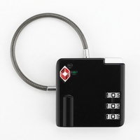 Cadenas à combinaison réinitialisable antivol TSA529 en alliage de zinc pour bagages de voyage, sacs à dos et casiers scolaires