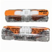 Wagos 221-240/2411 Europe Bornes de tige de commande de connecteur de fil droit pour les borniers d'installation électrique