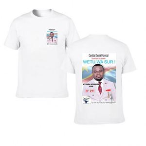 Design Customizable Round-Neck Short-<b>Sleeved</b> T-Shirts Oversized Fit for National General Election - Product Image 2