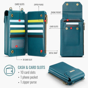 Étui pliable magnétique RFID CaseMe <span class=keywords><strong>R20</strong></span> pour Z Fold 6 5 4 7, étui universel multifonctionnel antichoc et étanche avec porte-cartes - Product Image 4