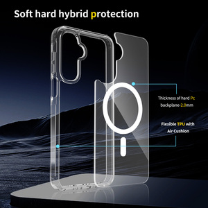 Clair TPU + PC 2.0mm mince anti-rayures antichoc housse de téléphone pour <span class=keywords><strong>Samsung</strong></span> pour Galaxy A16/A26/A17 étuis de téléphone portable magnétiques - Product Image 3