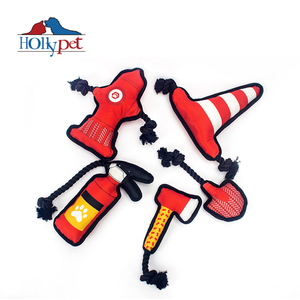 Set Perlengkapan Mainan Anjing Ramah Lingkungan Desain Baru Axe, Mainan Boneka Lembut Interaktif dengan Tali untuk Anjing - Product Image 6