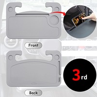 Plateau de Volant de Voiture Multifonctionnel Portable pour Ordinateur Portable et Nourriture, Compatible avec la Plupart des Volants de Véhicules, Accessoire Intérieur de Voiture