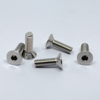 Vis à tête hexagonale pleine plate métrique M12 50 mm, acier inoxydable 316 AISI 316 DIN 7991