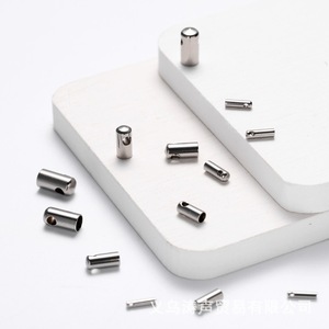 Tuyau cylindrique en acier inoxydable, diamètre intérieur de 0.9mm à 4.2mm, pour la fabrication de bijoux, bracelets, colliers, manchons pour cordons en cuir - Product Image 2