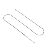 Nouveau Collier Ras du Cou Délicat en Acier Inoxydable 304 à Maillons Ronds en O, Bijou pour Femme, Vente en Gros Transfrontalière
