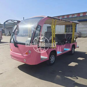 Bus touristique électrique écologique, batterie au plomb-acide, 4 à 17 places, vitesse maximale de 60 km/h, pour le transport touristique en zoo - Product Image 1