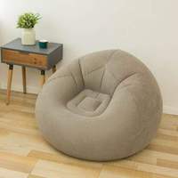 Canapé gonflable moderne pliable, fauteuil pouf portable pour le camping en plein air, la chambre, le balcon et les loisirs