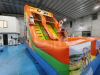 Usine professionnelle utilisation à domicile sautant enfants gonflable rebond maison enfants gonflable Yacht toboggan avec toboggan Combo