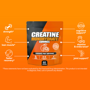 Supplément santé végétalien personnalisé en usine OEM Bonbons à la créatine monohydrate pour hommes et femmes Augmente la force musculaire - Product Image 6