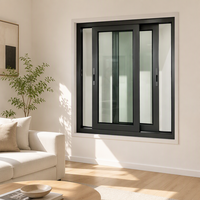 Fenêtre coulissante en aluminium directement de l'usine, 6060-T66 extrudé, certifiée Energy Star, certifiée CE, pour usage extérieur, prix compétitif