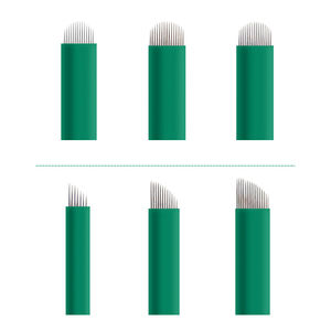 เข็มสักคิ้วแต่งหน้าถาวรขนาดเล็ก,เข็มสักสำหรับเย็บปักถักร้อย3d ปากกาสักด้วยมือ0.16มม. - Product Image 1