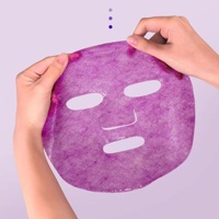 Masque en tissu hydratant et nourrissant à l'oignon violet coréen biologique naturel, anti-rides et éclaircissant pour les soins de la peau